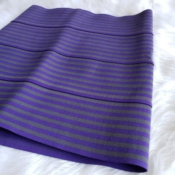Pleasure Doing Business purple bandage sexy mini skirt size medium - Picture 9 of 11